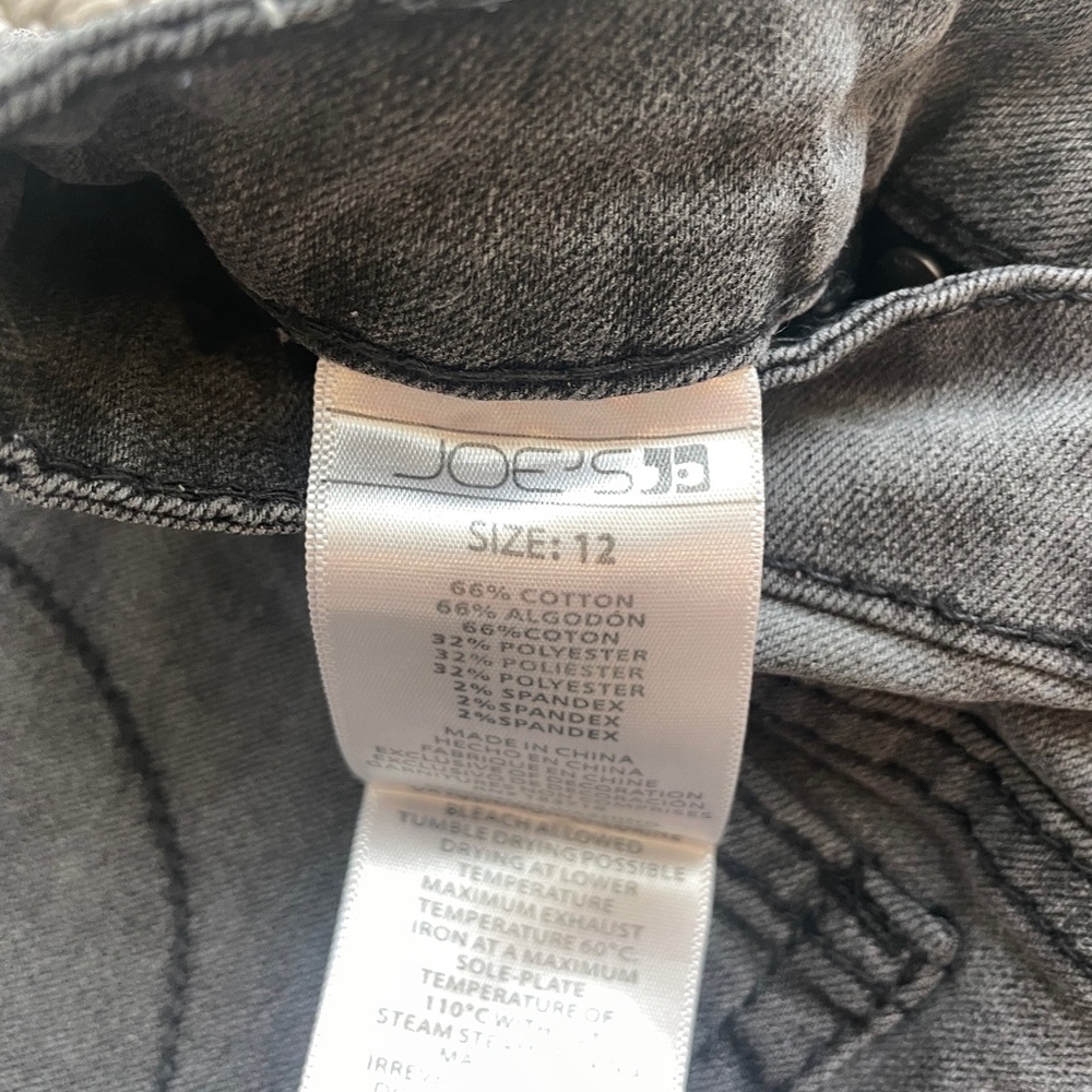 Joe's Jeans Charcoal Girls Denim Shorts - Picture 7 of 7